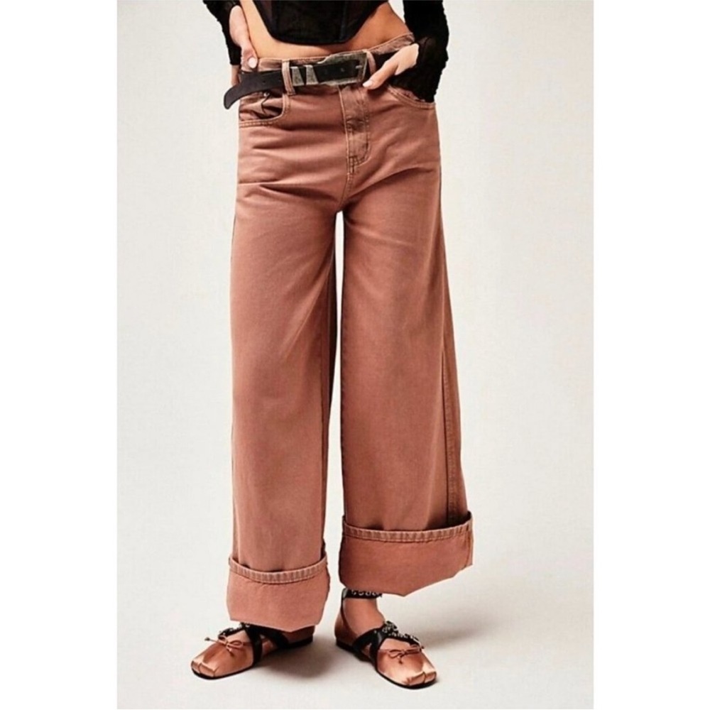 Free People We the Free CRVY Gia Wide-Leg Jeans